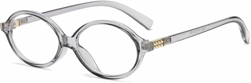 Breaksun Fashion Oval Glasses for Women Men Retro Round Tortoise Frame Blue Light Glasses Nerd Eyeglasses - Image 1